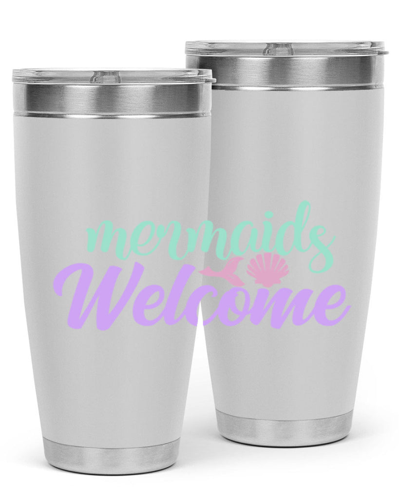 mermaids welcome 6#- mermaid- Tumbler