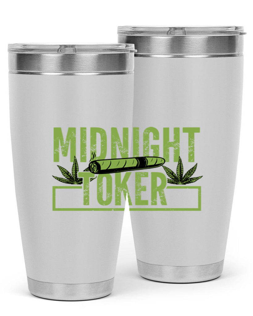 midnight toker 211#- marijuana- Tumbler