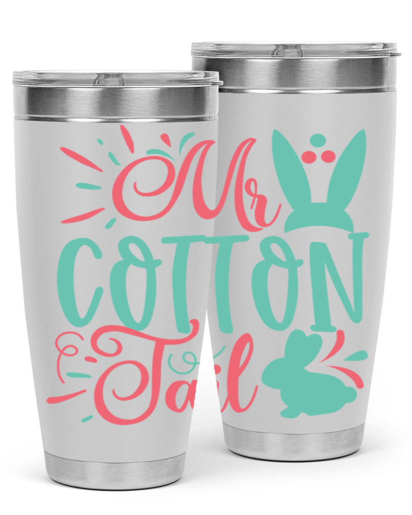 mr cotton tail 109#- easter- Tumbler