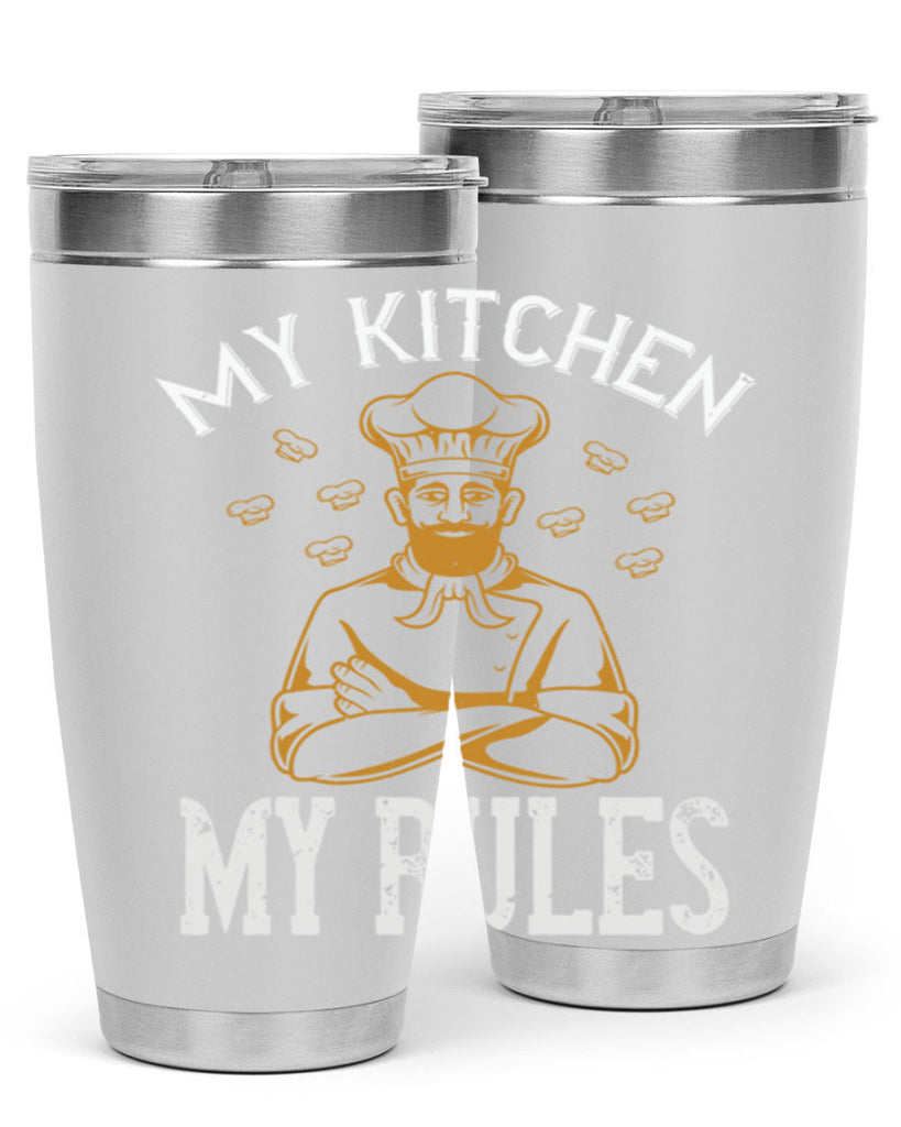 my kitchen my rules 15#- cooking- Tumbler