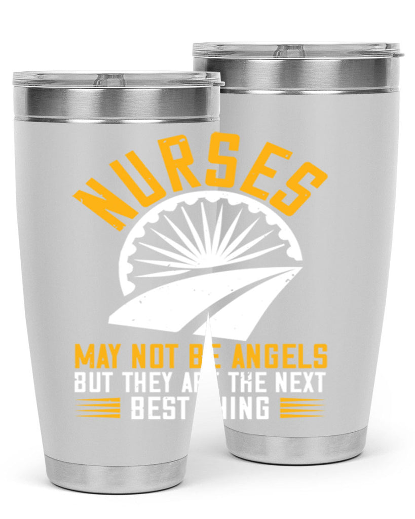 nurses may not be angels Style 265#- nurse- tumbler