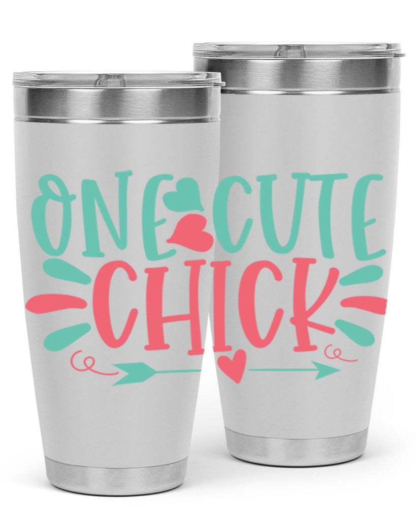 one cute chick 107#- easter- Tumbler