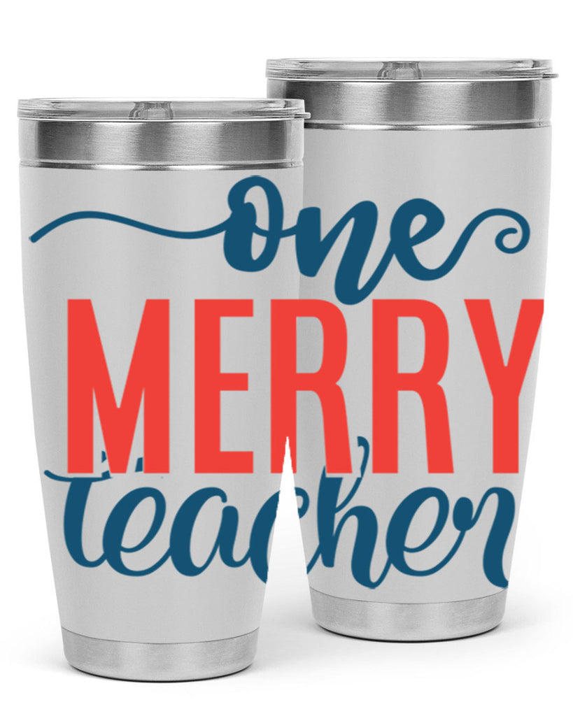 one merry teacher Style 161#- teacher- tumbler