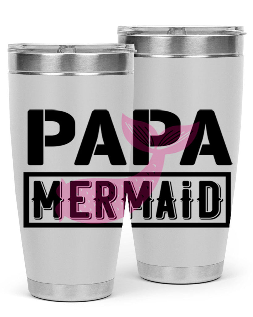 papa mermaid 533#- mermaid- Tumbler