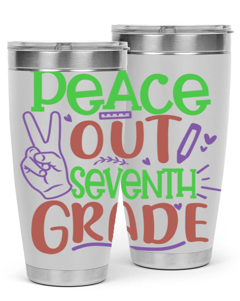 peace out 7th grade 2#- 7th grade- Tumbler