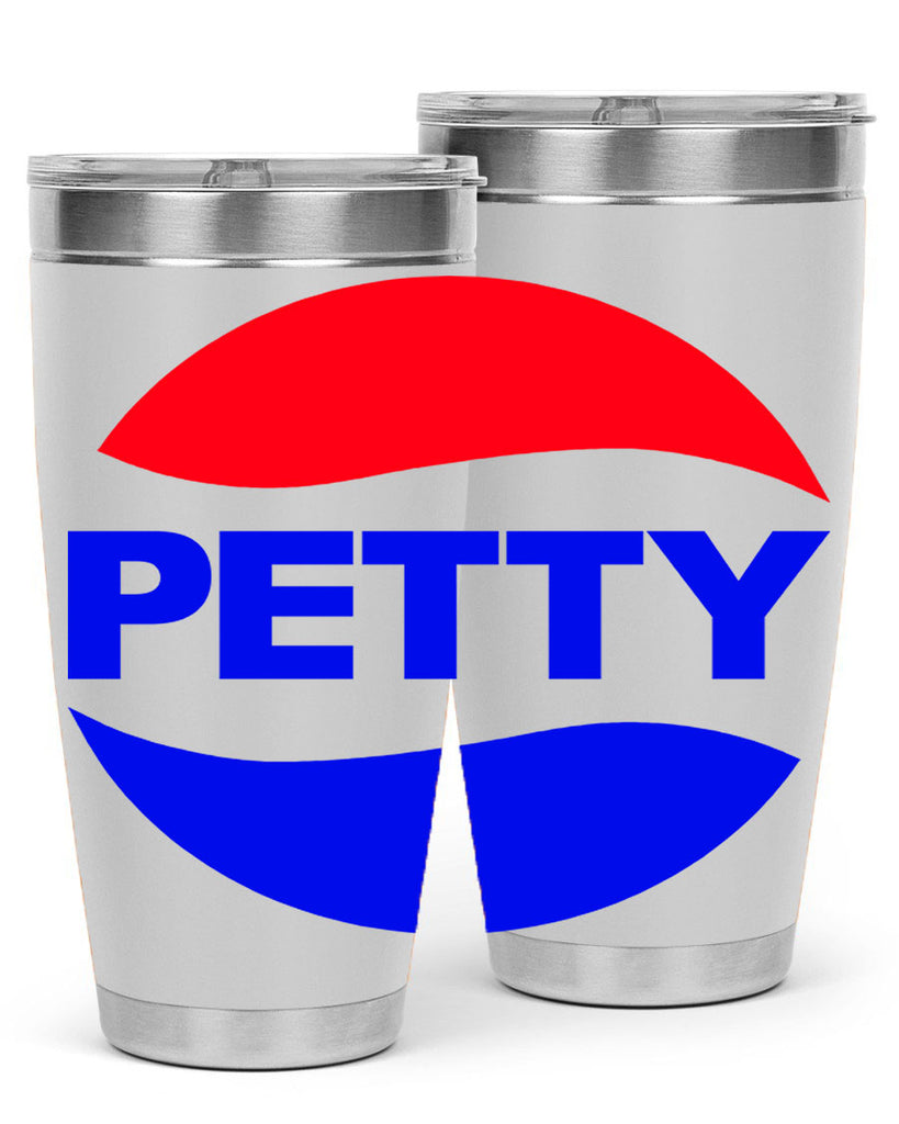 petty  pepsi 54#- black words phrases- Cotton Tank