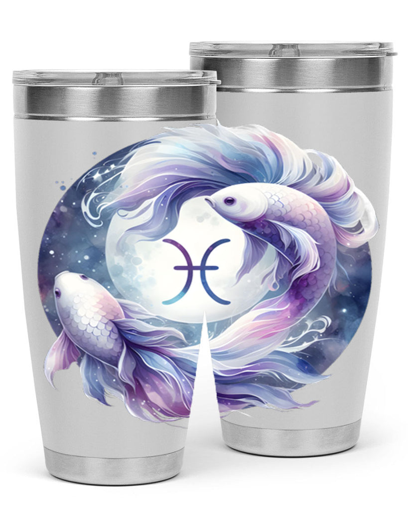 pisces 347#- zodiac- Tumbler