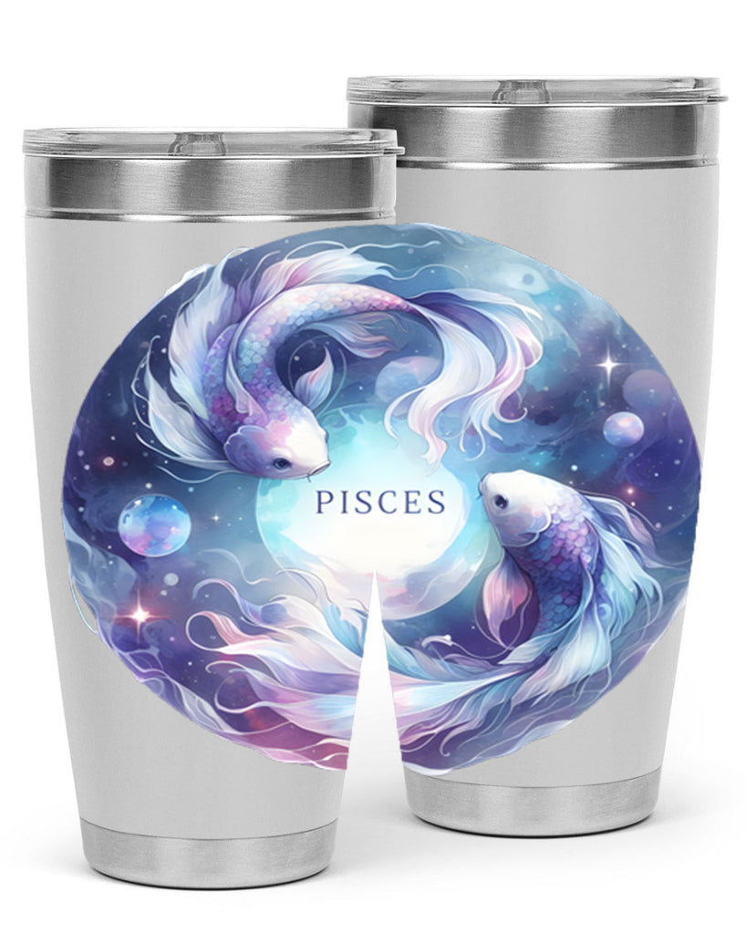 pisces 348#- zodiac- Tumbler