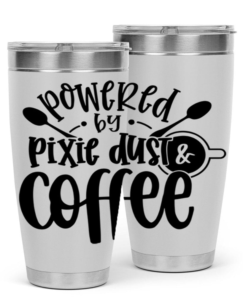 powered by pixie dust coffee 42#- coffee- Tumbler