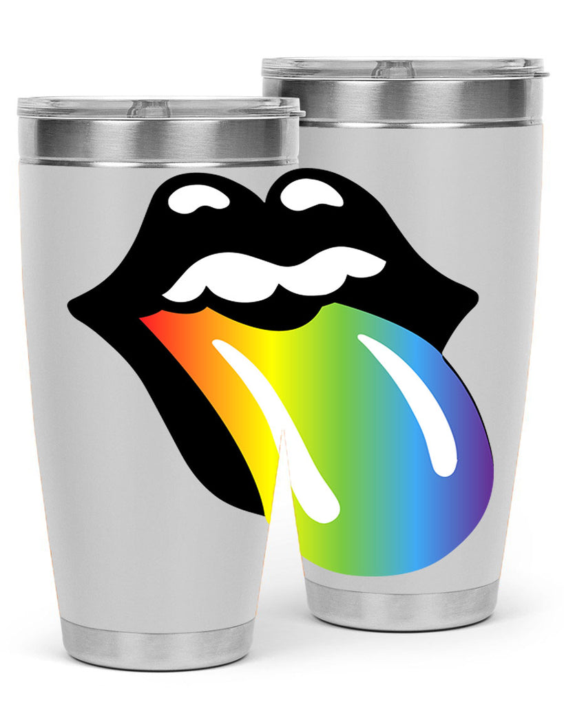 rainbow mouth and tongue 5#- lgbt- Tumbler