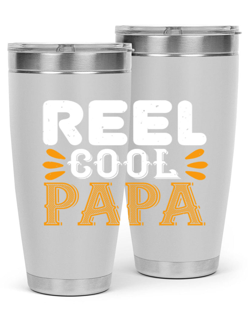 reel cool papa 12#- grandpa - papa- Tumbler