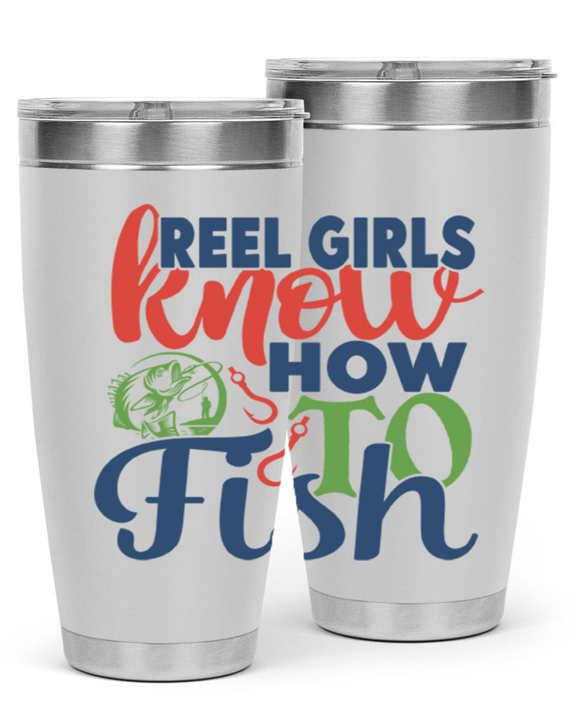 reel girls know how to fish 197#- fishing- Tumbler