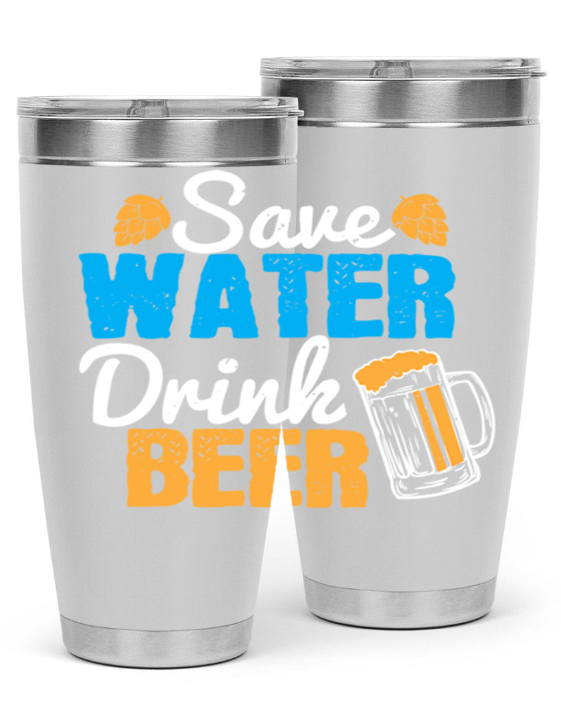 save water drink beer 12#- beer- Tumbler