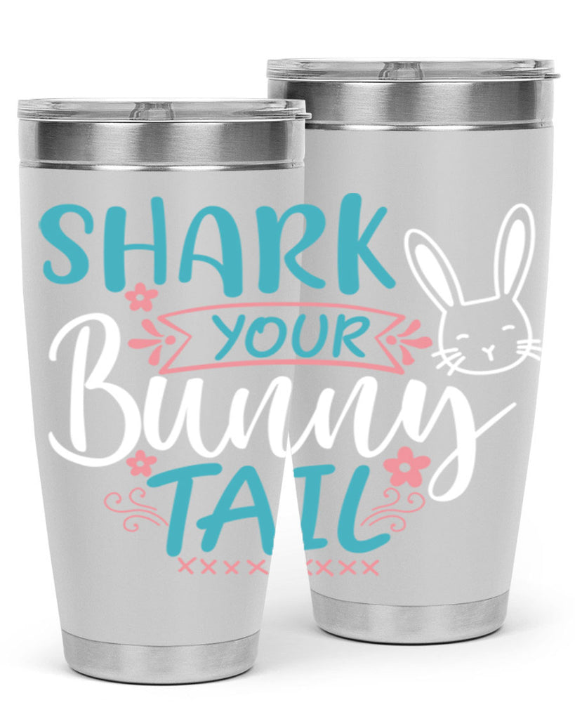 shark your bunny tail 9#- easter- Tumbler