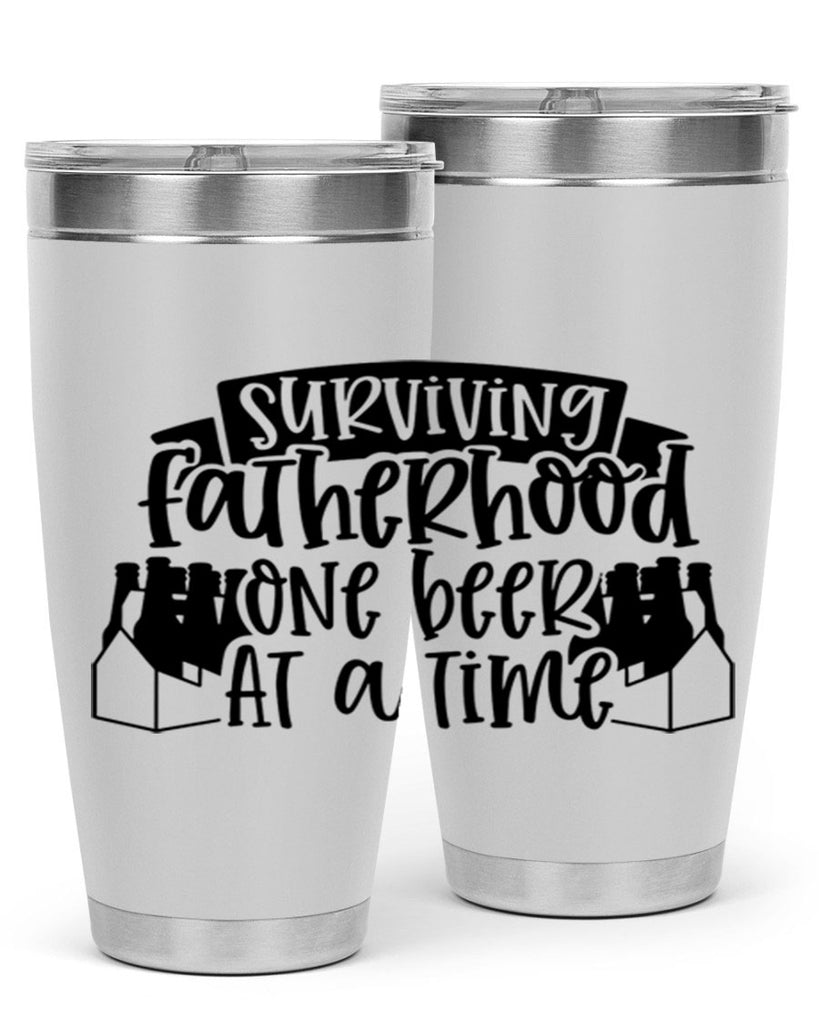 surviving fatherhood one beer at a time 19#- fathers day- Tumbler