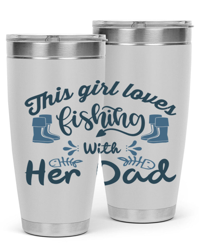 this girl loves fishing 19#- fishing- Tumbler