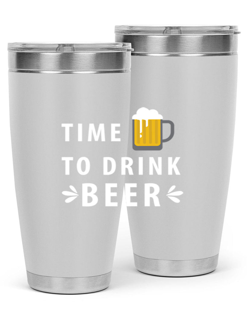 time to drink 7#- beer- Tumbler