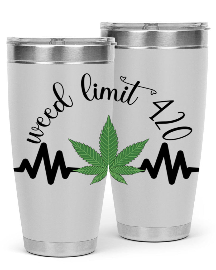 weed limit 420 cannabis heartbeat 292#- marijuana- Tumbler