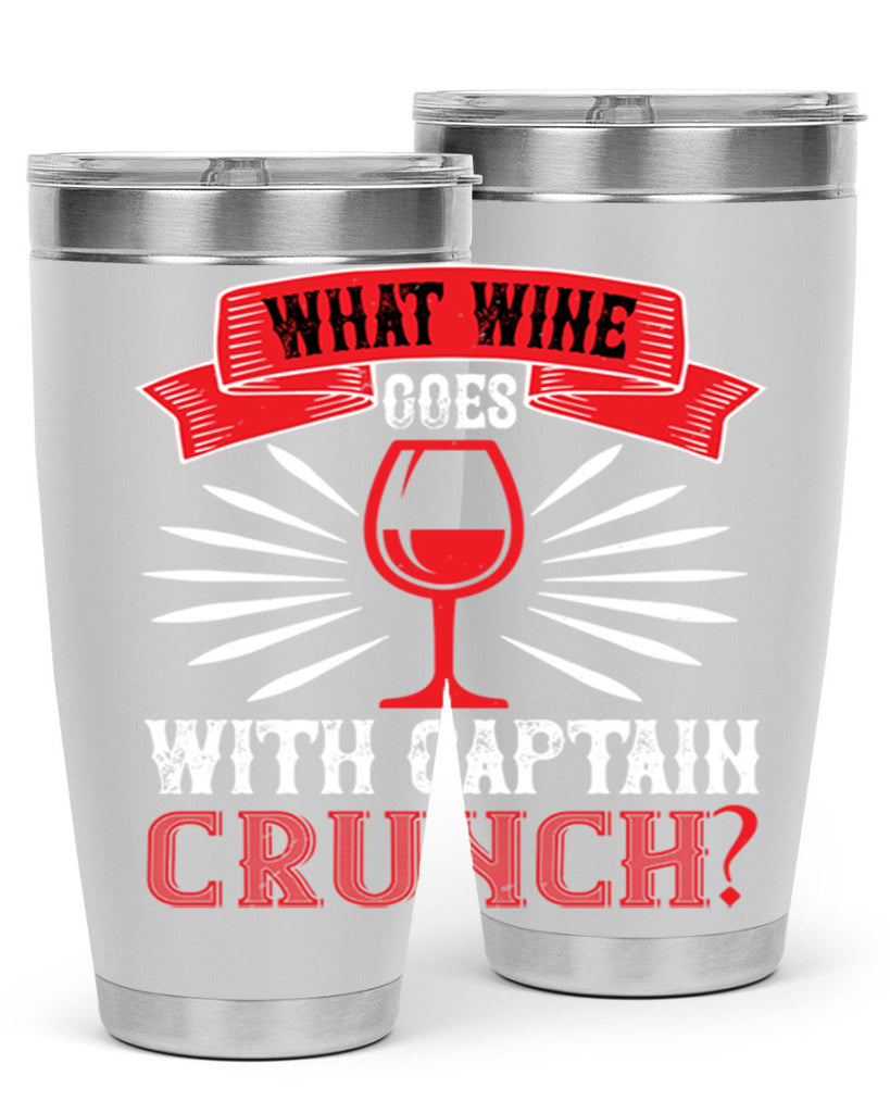 what wine goes with captain 10#- wine- Tumbler