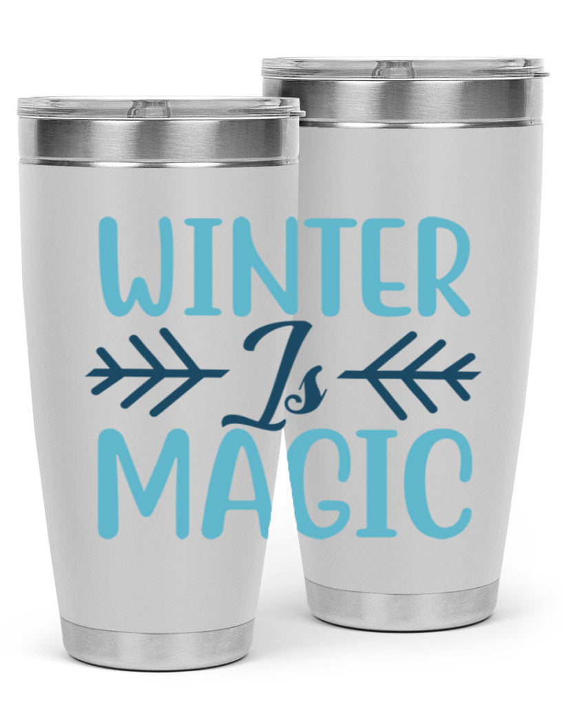 winter is magic 506#- winter- Tumbler