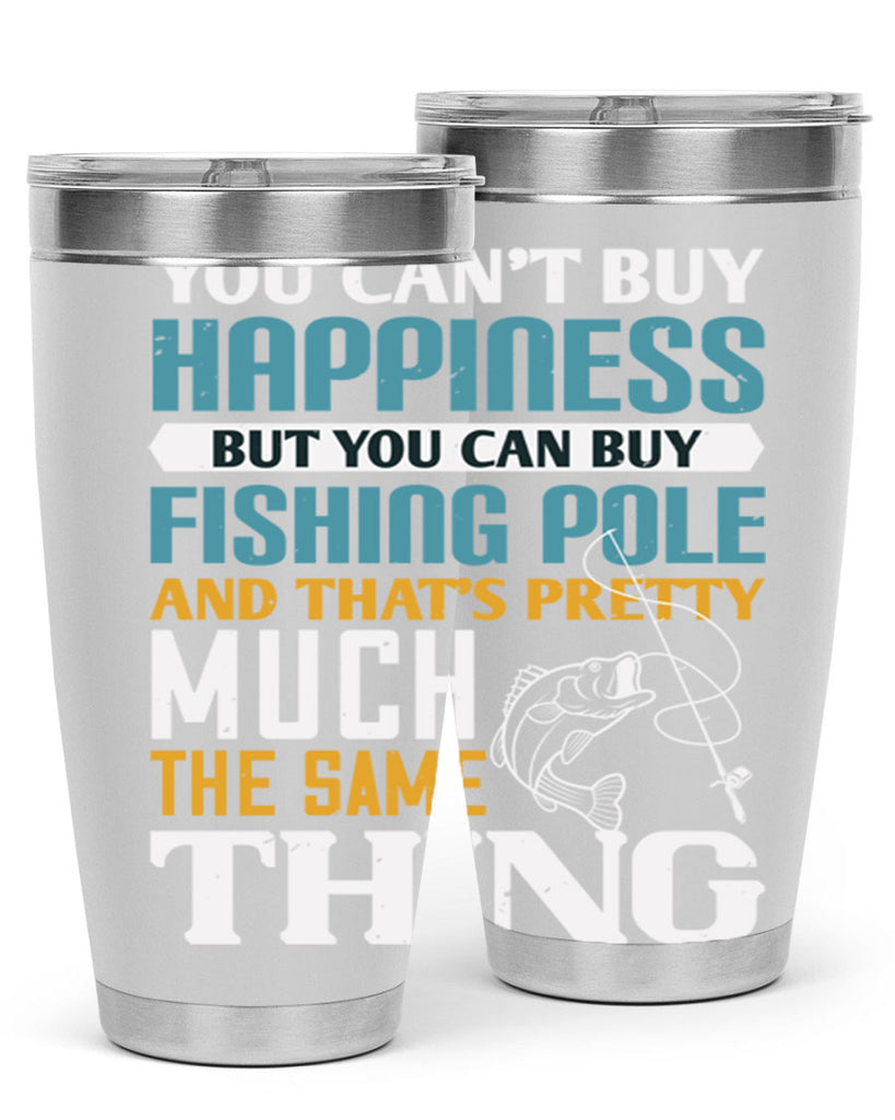 you cant buy happiness 3#- fishing- Tumbler