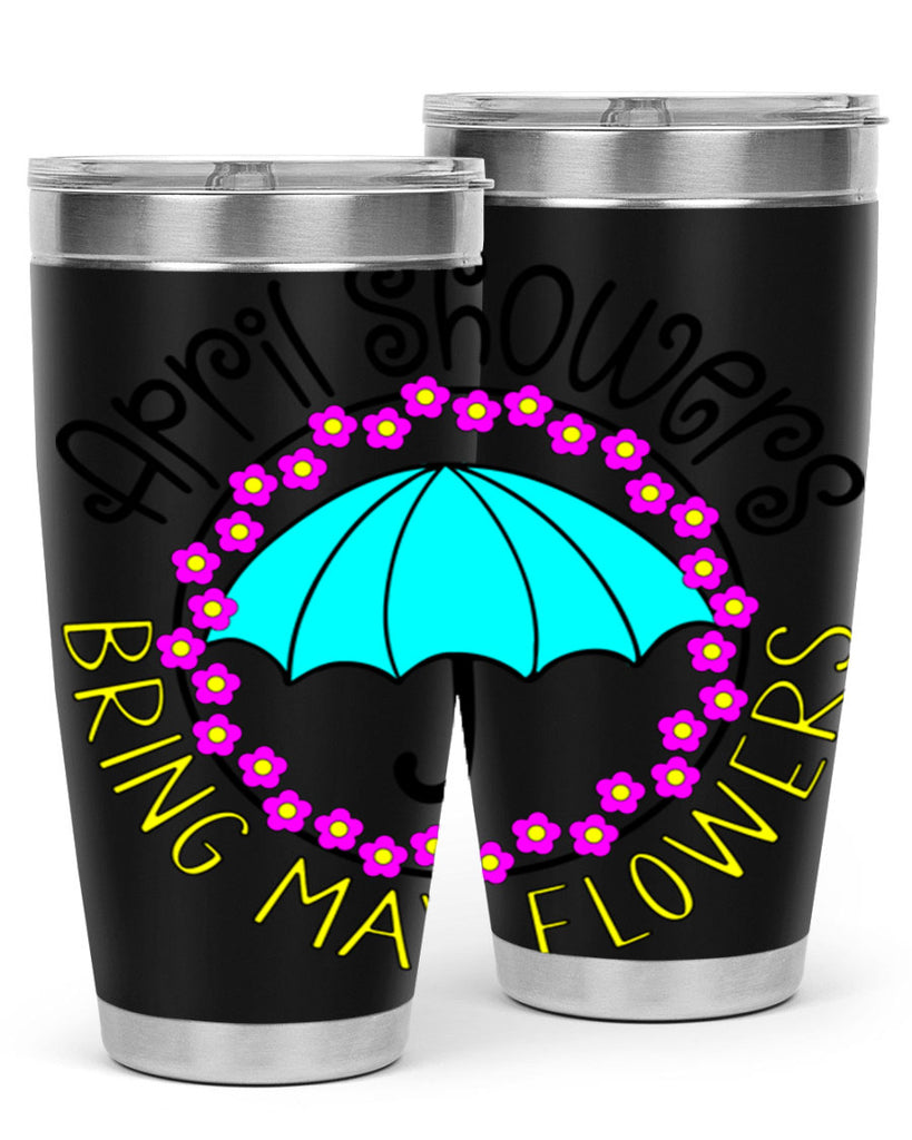 April showers21#- spring- Tumbler
