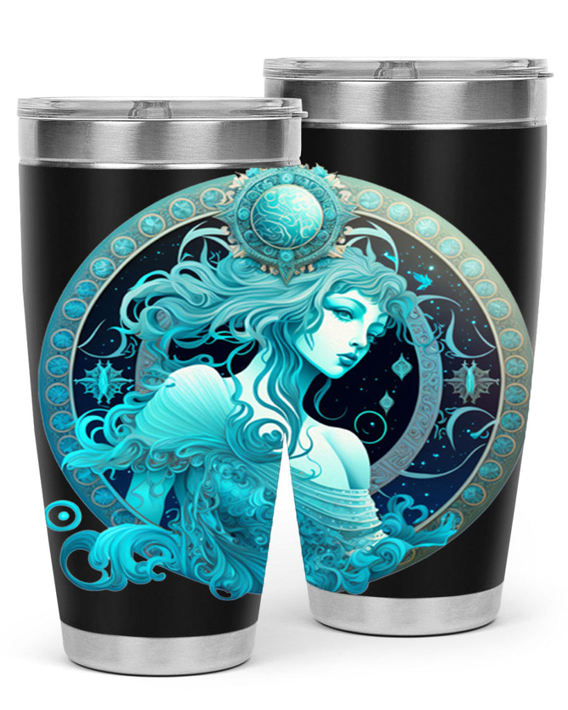 Aquarius 63#- zodiac- Tumbler