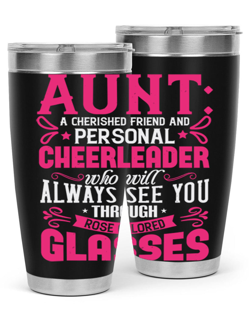 Aunt A cherished friend and personal cheerleader Style 70#- aunt- Tumbler