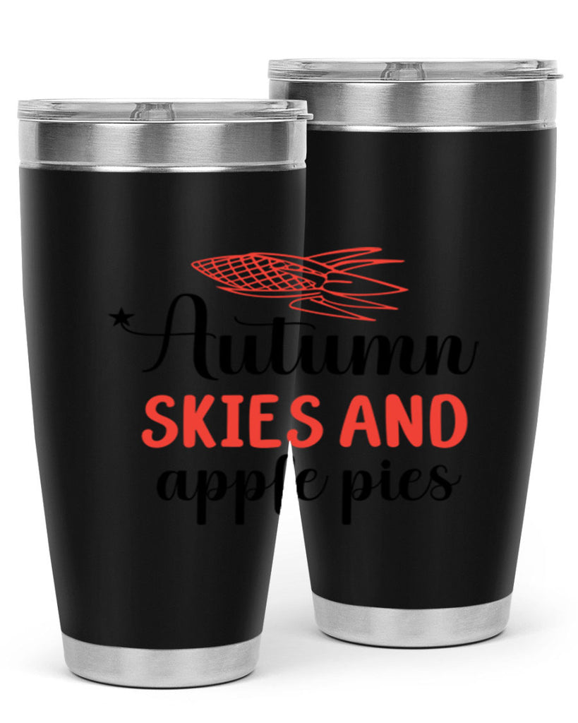 Autumn skies and apple pies 29#- fall- Tumbler