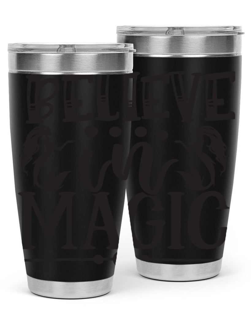 Believe in magic 65#- mermaid- Tumbler