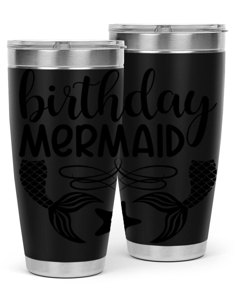 Birthday mermaid 76#- mermaid- Tumbler