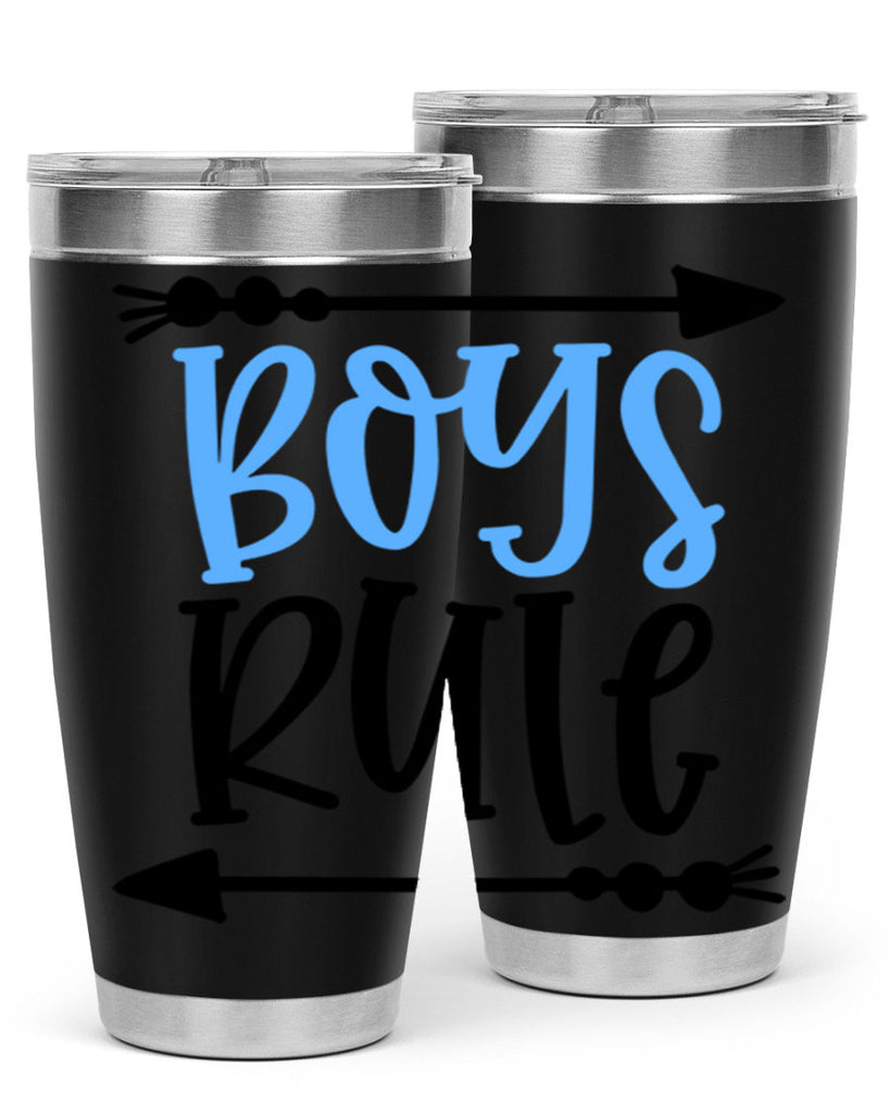Boys Rule Style 108#- baby- tumbler