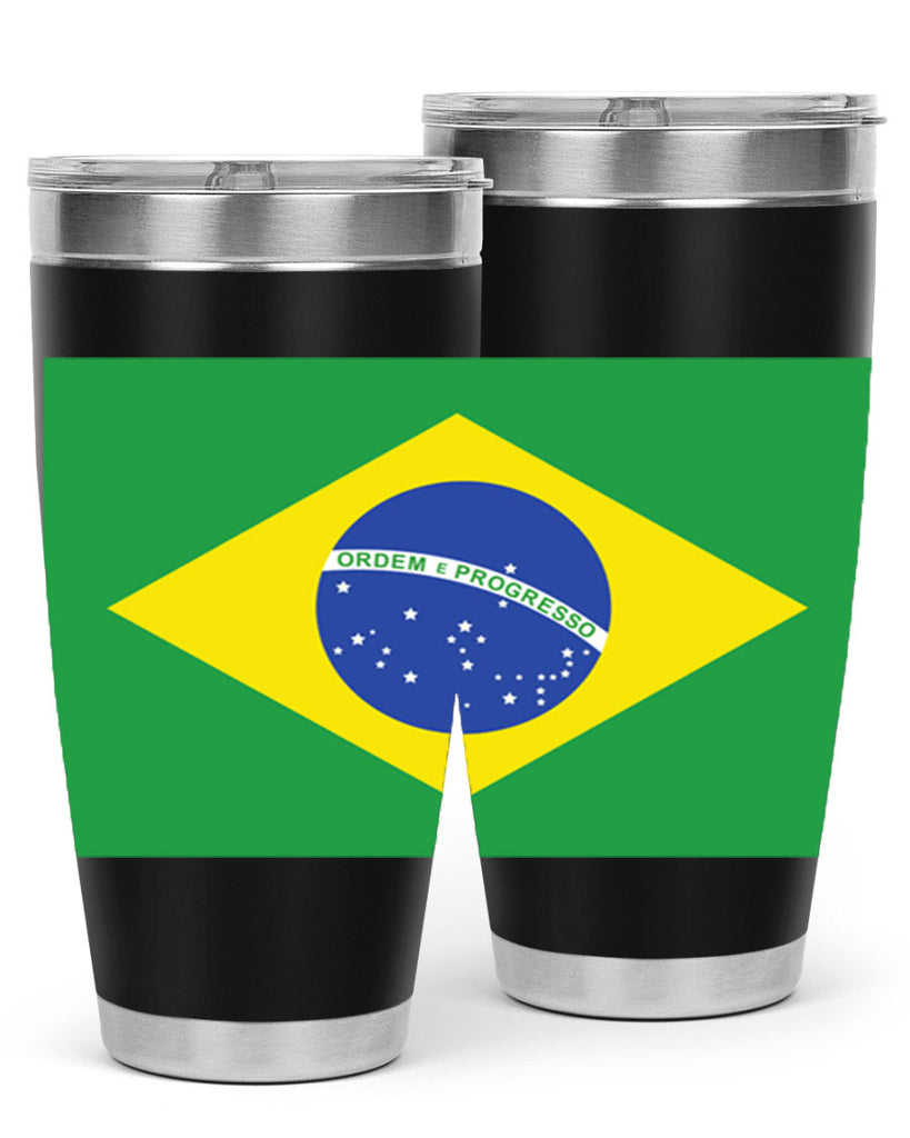 Brazil 174#- world flags- Tumbler