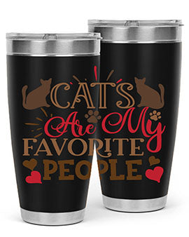 Cats Are My Favorite People Style 8#- cat- Tumbler