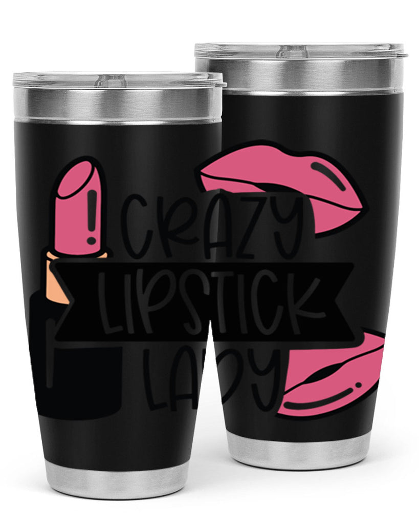 Crazy Lipstick Lady Style 108#- make up- Tumbler