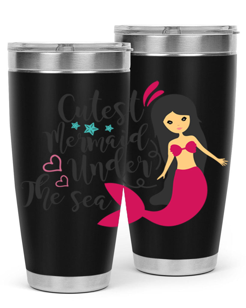 Cutest Mermaid under the sea 95#- mermaid- Tumbler