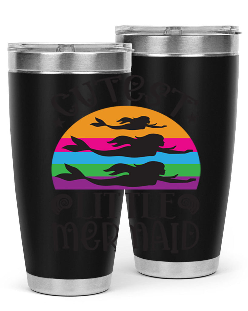 Cutest little mermaid 96#- mermaid- Tumbler