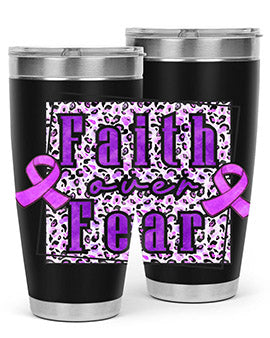 Faih Over Fear AlzheimerS Awareness 138#- alzheimers- Tumbler