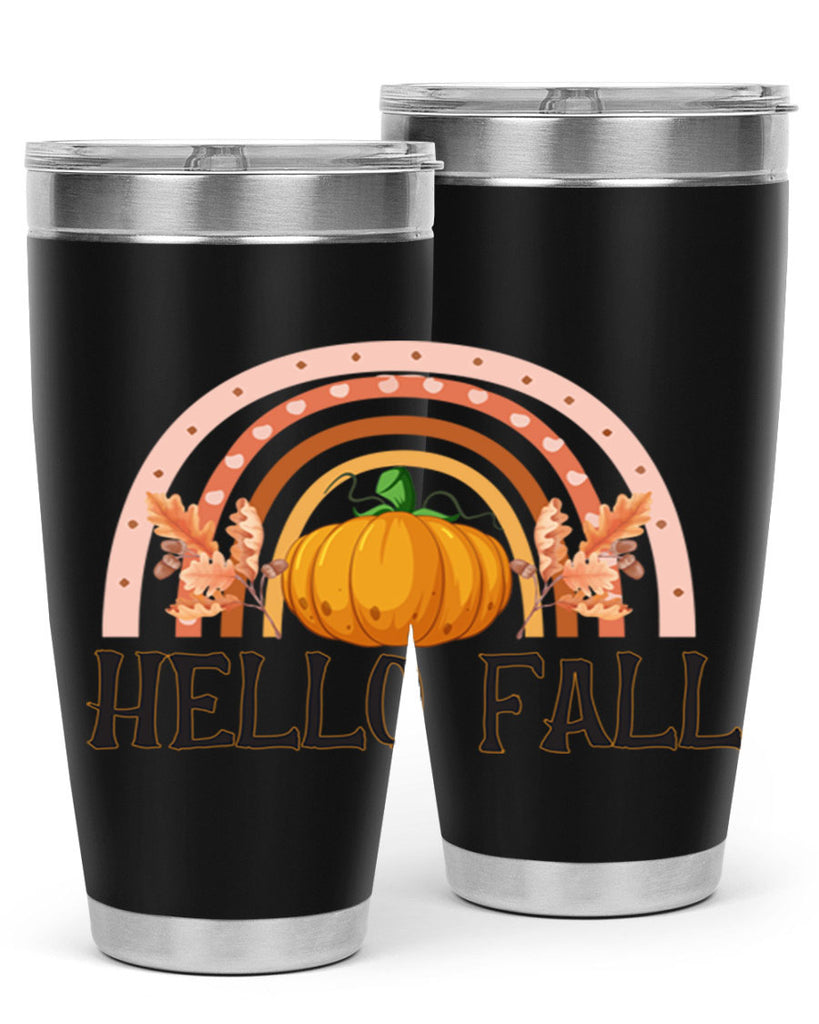 Fall Boho Rainbow 91#- fall- Tumbler