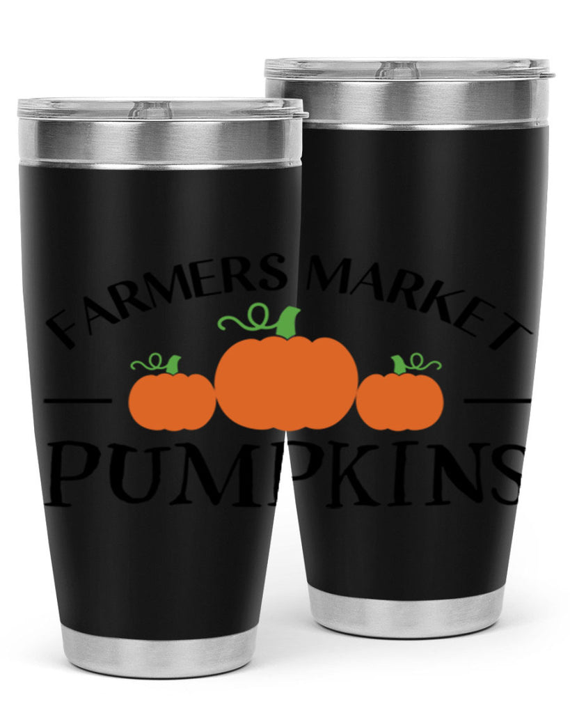 Farmers Market Pumpkins 178#- fall- Tumbler