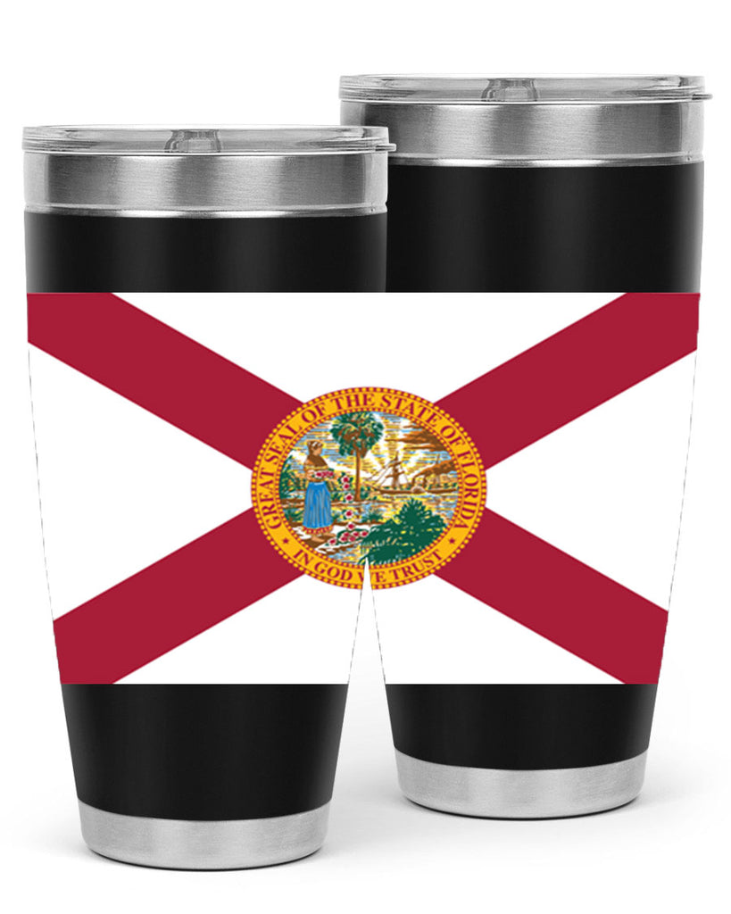 Florida 43#- Us Flags- Tumbler