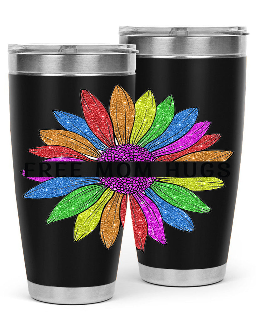 Free Mom Hugs Gay Pride Lgbt Flower 26#- lgbt- Tumbler