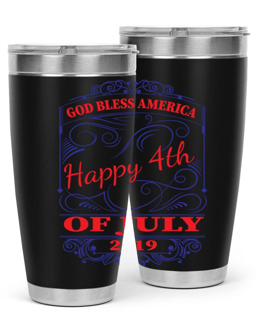 GOD BLESS AMERICA Happy thOF JULY Style 94#- Fourt Of July- Tumbler