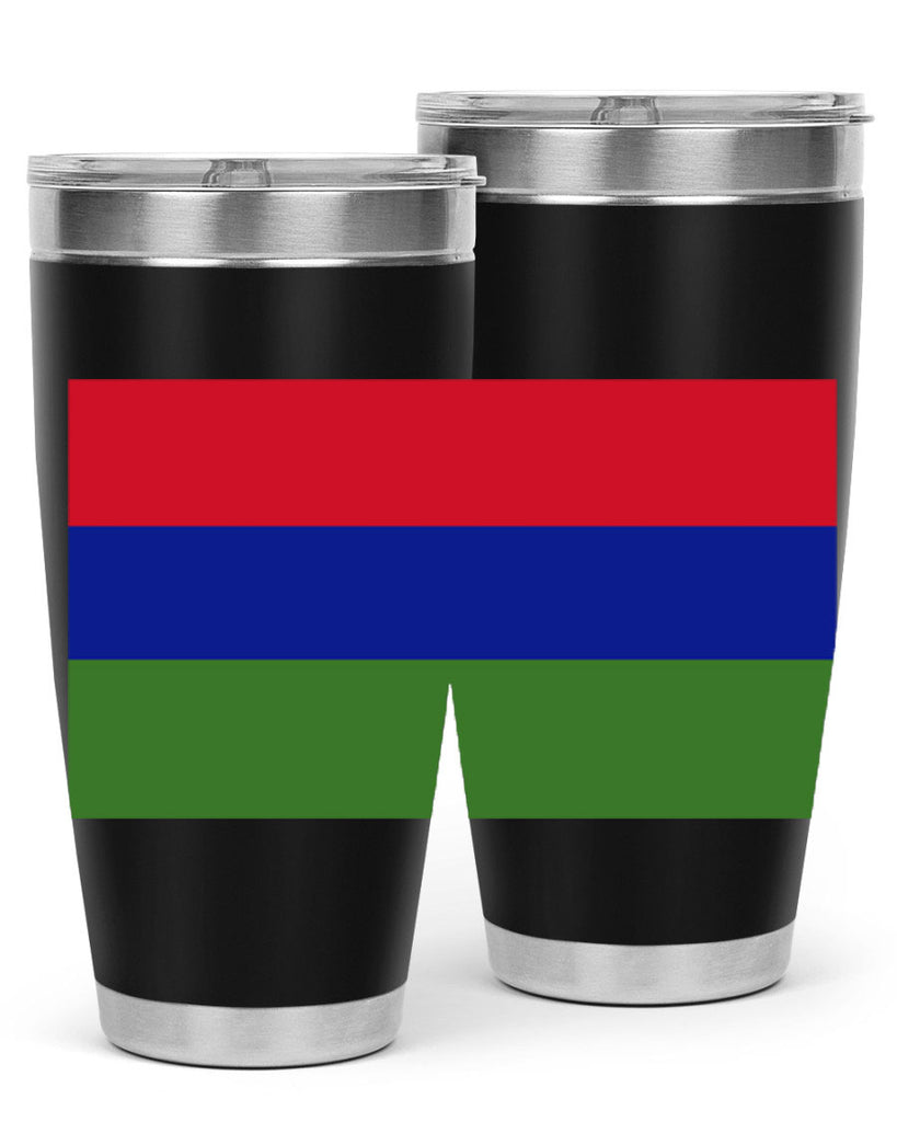 Gambia 135#- world flags- Tumbler