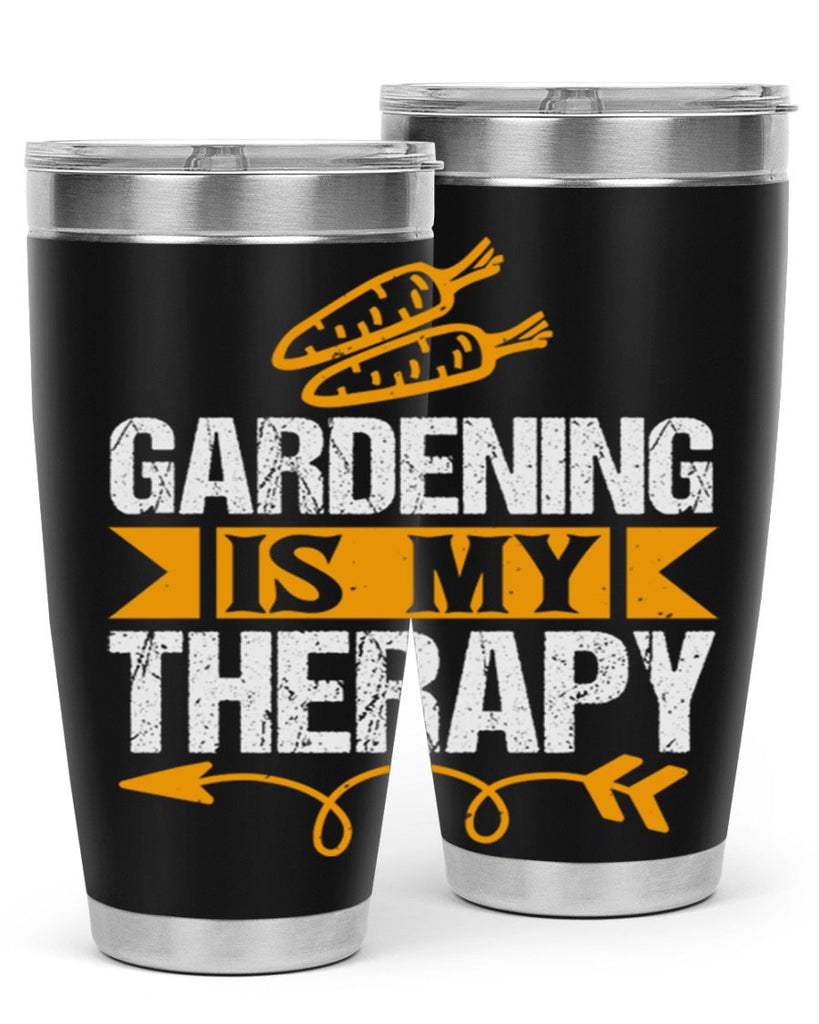 Gardending is my Therapy 64#- farming and gardening- Tumbler