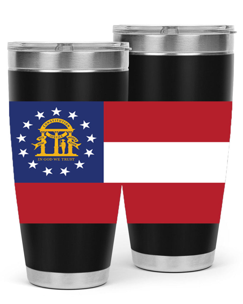 Georgia 42#- Us Flags- Tumbler