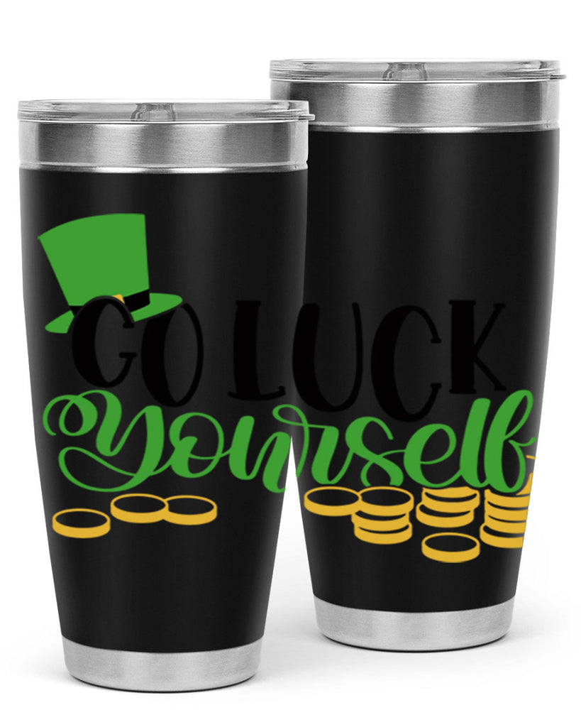 Go Lucky Yourself Style 98#- St Patricks Day- Tumbler