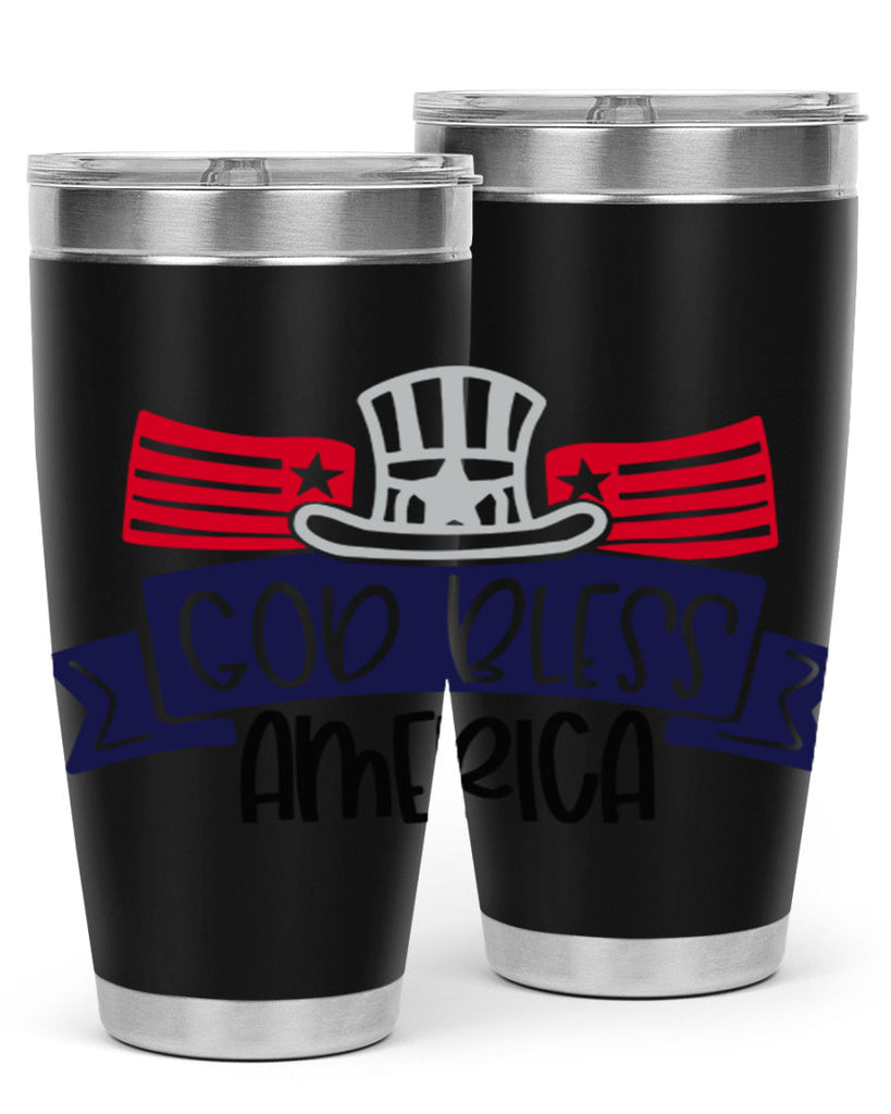 God Bless America Style 151#- Fourt Of July- Tumbler