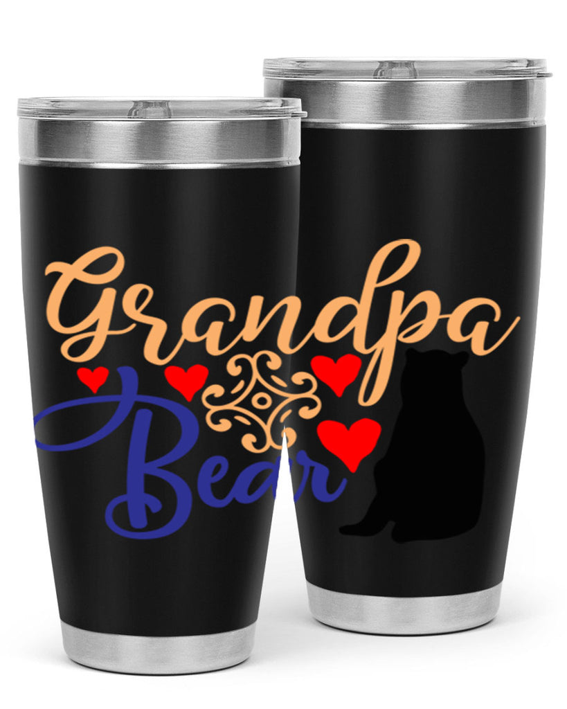 Grandpa bear 43#- grandpa - papa- Tumbler