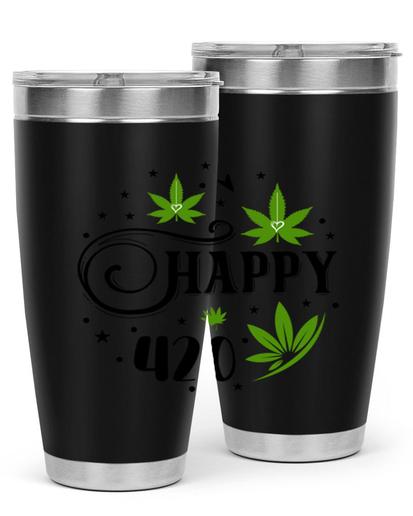 Happy 420 101#- marijuana- Tumbler